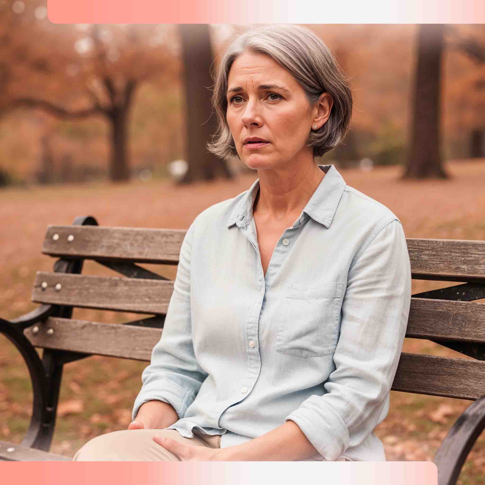 Eine Frau mit Colitis Ulcerosa