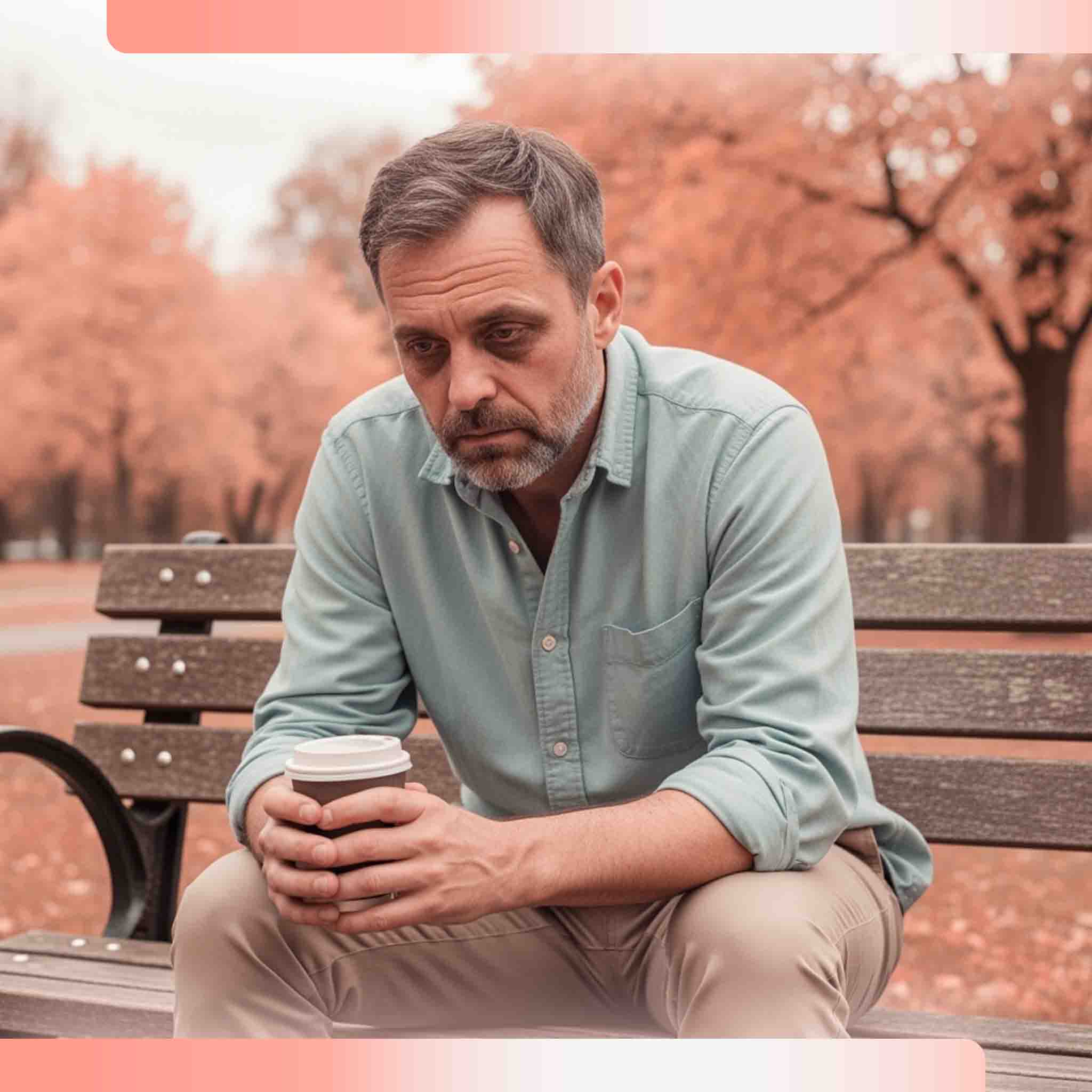 Ein Mann mit Morbus Crohn